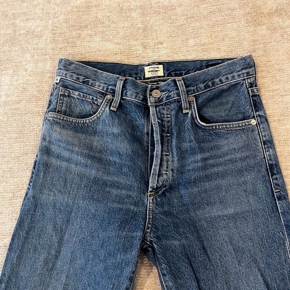 Citizens of Humanity Liya High Rise Classic Fit Crop Premium Vintage Size 25 - Picture 2 of 6
